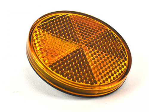 Reflector Rond 55mm Oranje Klik Peugeot