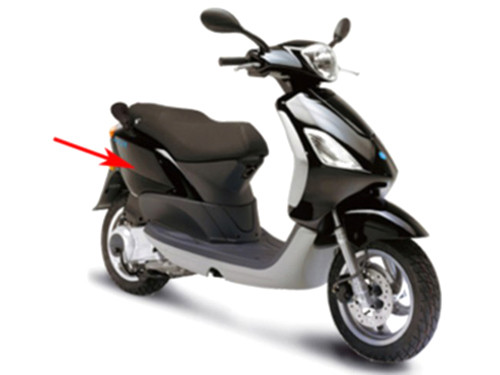 Zijscherm Links Lucido Zwart 94 Piaggio Fly