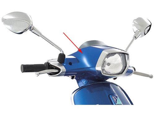 Stuurkap Boven Azzurro Blauw 261/A Piaggio Sprint 
