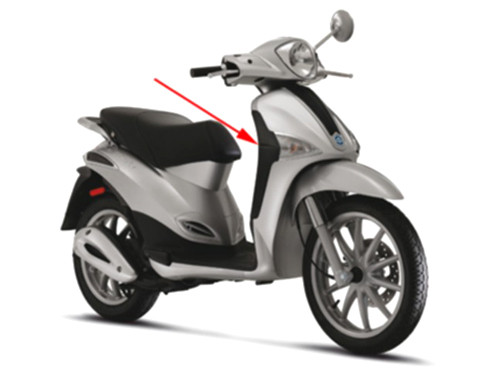 Stootrand Rechtsvoor Piaggio Liberty 4R Rst 
