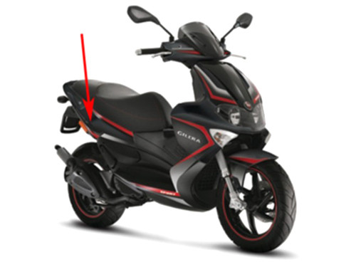 Zijscherm Rechts Lucido Zwart 94 Piaggio Runner Rst 