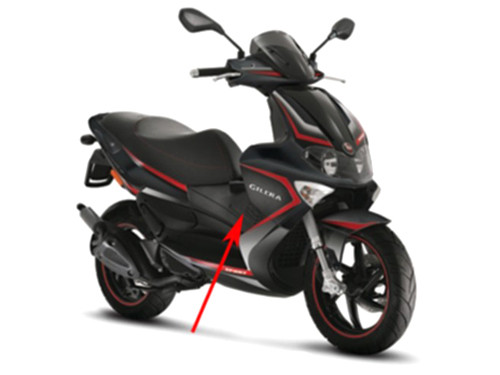 Verwarmingsrooster Rechts Zwart Piaggio Runner Rst 