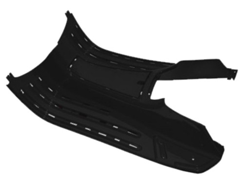 Treeplank Lucido Zwart 94 Vespa LX/S