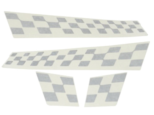 Stickerset Sport Finish Vlag Titanio Grijs 742 Piaggio Riva/VX50 / Vespa S