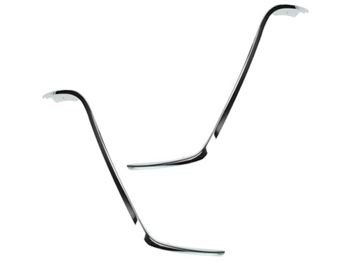 Sierstrip Set Beenschild (Links/Rechts) Chroom Vespa Primavera/Sprint