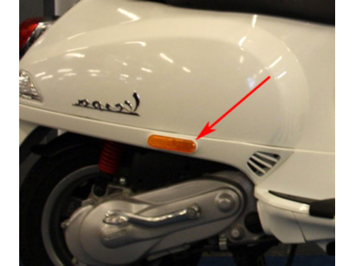 Houder Reflector Rechts Fusion Wit 544 Vespa S