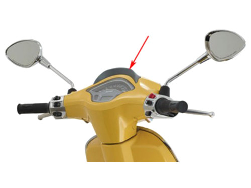 Spoiler Stuurkap Zilver Vespa Sprint