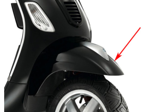 Voorspatbord Lucido Zwart 94 Vespa S