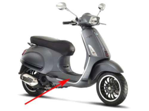 Treeplank Titanio Grijs 742 Vespa Sprint