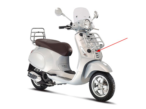Voorscherm Midden Grijs 791 Vespa Primavera Touring