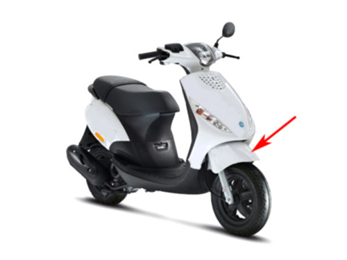 Voorspatbord Wit 724 Piaggio Zip2000