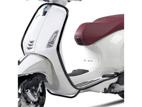 Sierbeugel Set + Bevestiging Set Voorscherm Mat Zwart Vespa Primavera/Sprint