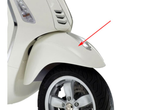 Voorspatbord Fusion Wit 544 Vespa Primavera