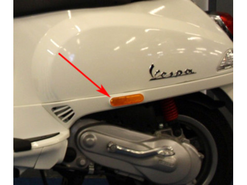 Houder Reflector Links Fusion Wit 544 Vespa S