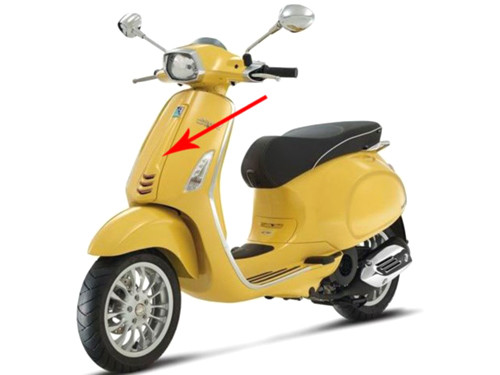 Voorscherm Midden Geel 968/A Piaggio Sprint
