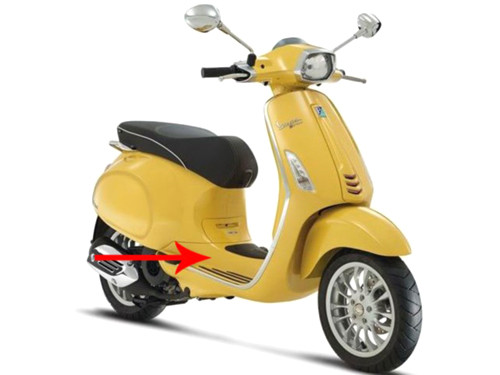 Treeplank Geel 968/A Piaggio Sprint 