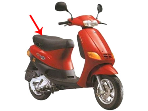 Buddyseat Zwart Piaggio Zip RST
