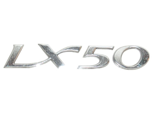 Sticker (LX50) Zijscherm Aluminium Piaggio