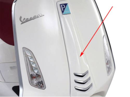 Voorscherm Midden Fusion Wit 544 Vespa Primavera/Sprint