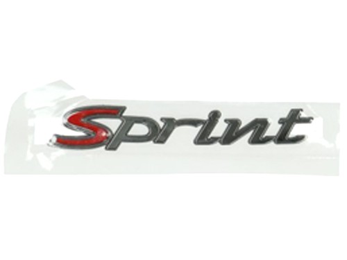 Sticker (Sprint) Zijbeschermer Smoke Piaggio Sprint
