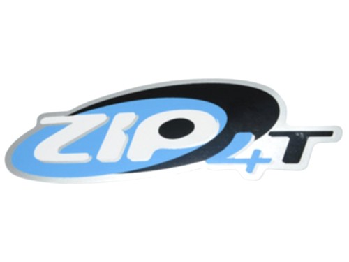 Sticker Zijscherm "Zip4T" Piaggio Zip2010