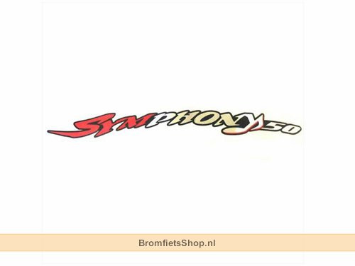 Body Cover Sticker SYM Symphony 