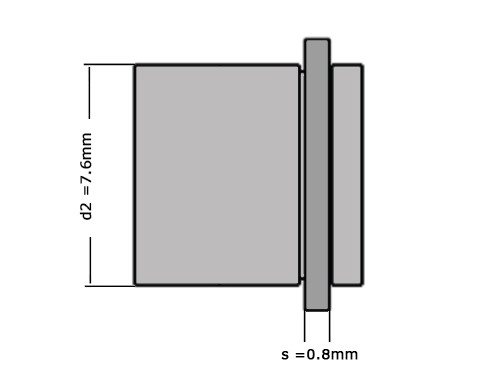 Seegerring DIN 471 8mm