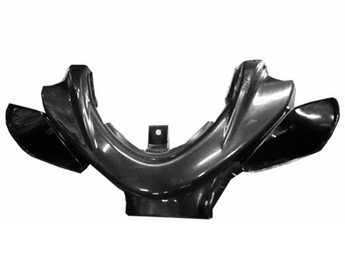 Stuurkap Metallic Zwart Yamaha Aerox (beschadigd)